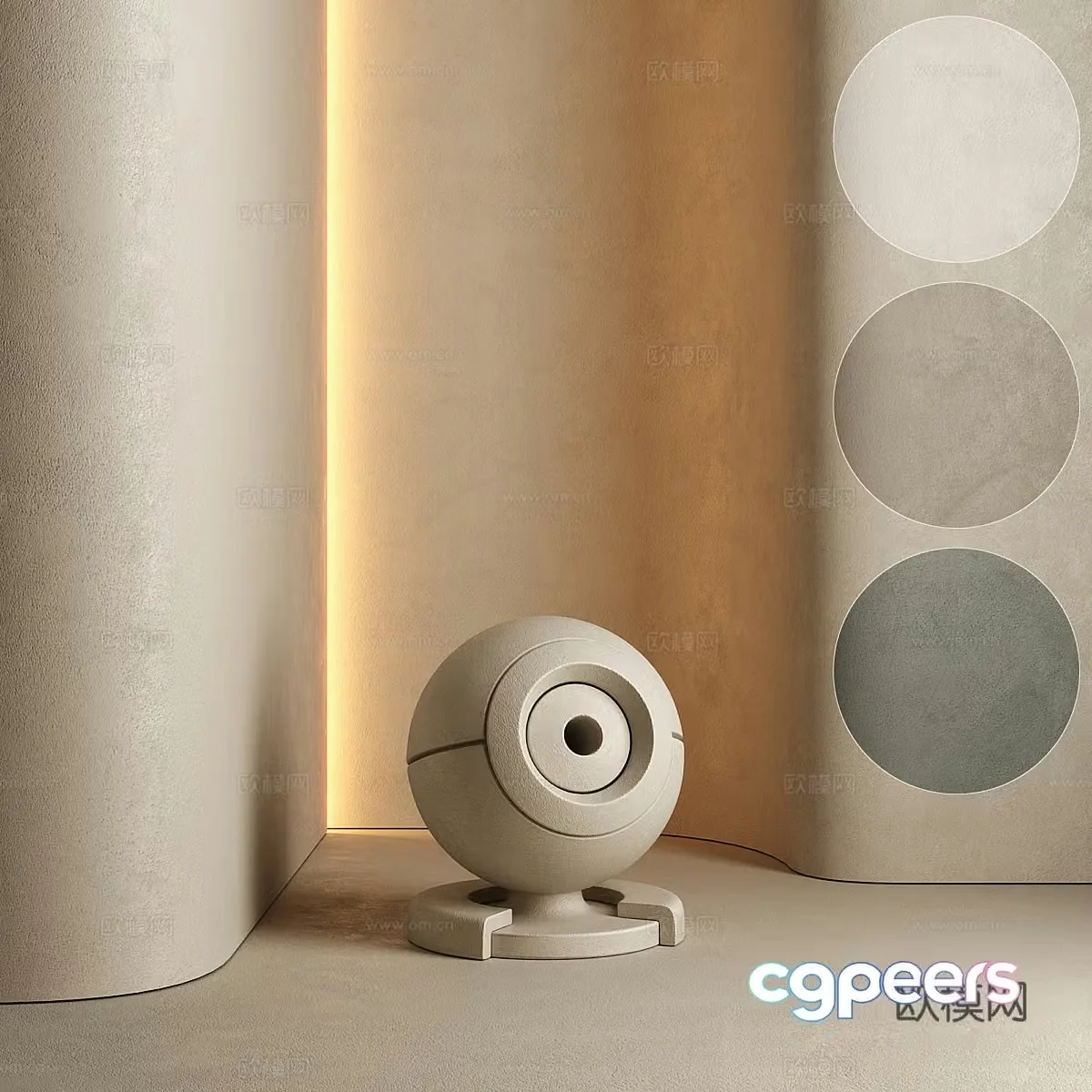 Sofa background wall 3d model