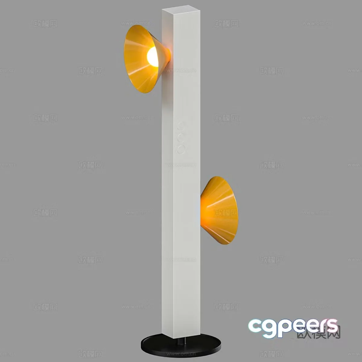 Nordic simple floor lamp Floor lamp Simple floor lamp Study floor lamp Lamp 3D model