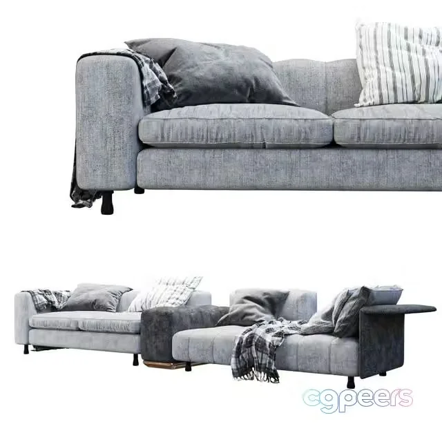 3ds Max Free – Sofa Freeman By Minotti