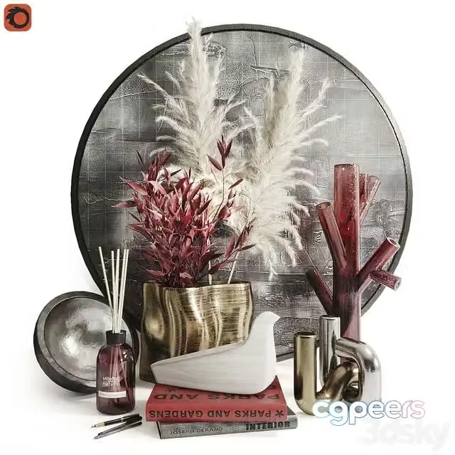 3ds Max Free – Decorative set 34