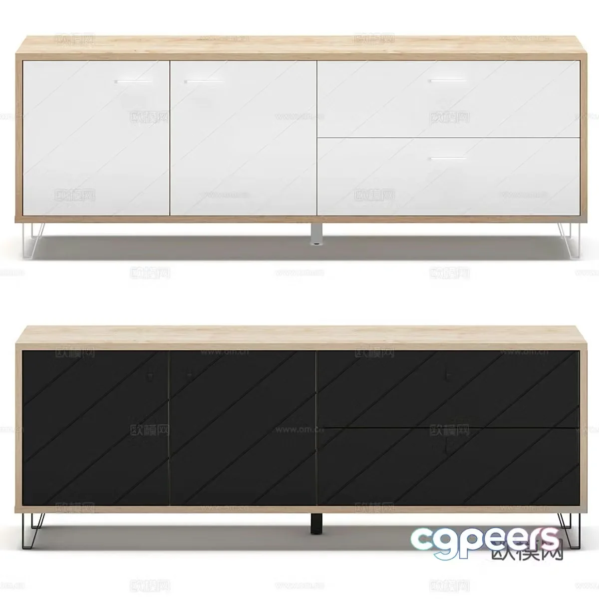 TV cabinet 3d model