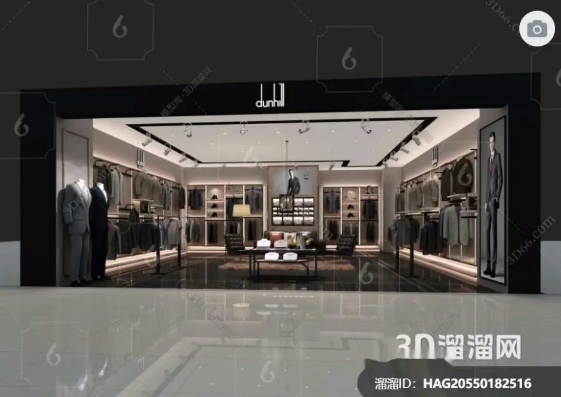 The Main Subject In This Image Is A Clothing Store With A Key Characteristic 3D Model – 5595 – VRAY Render