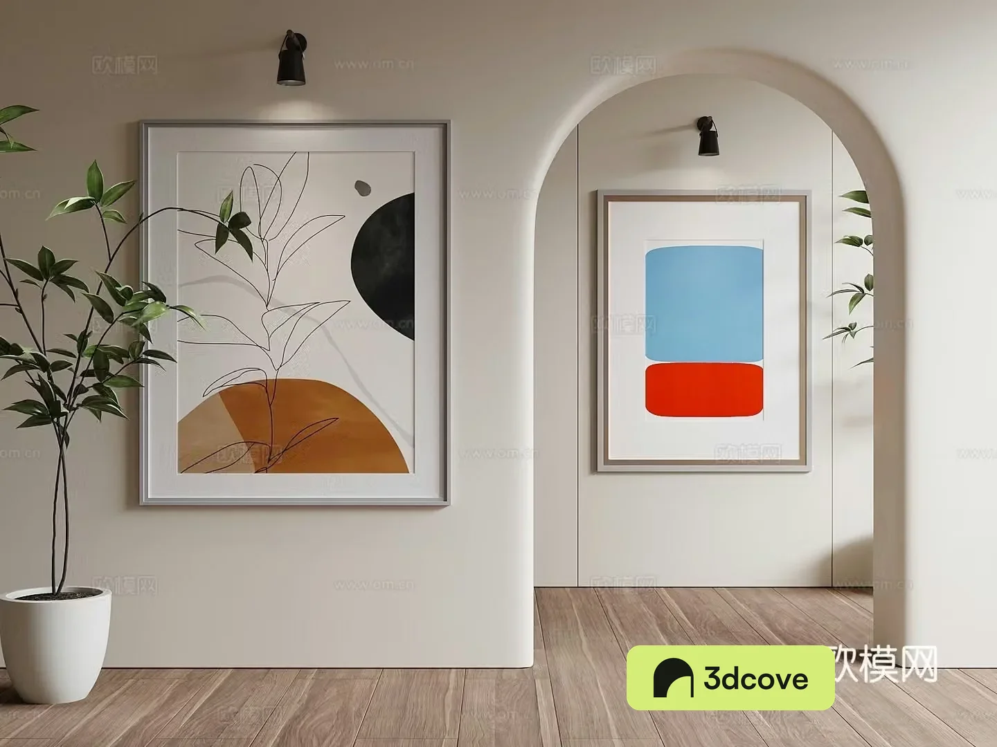 Modern hanging painting decorative painting