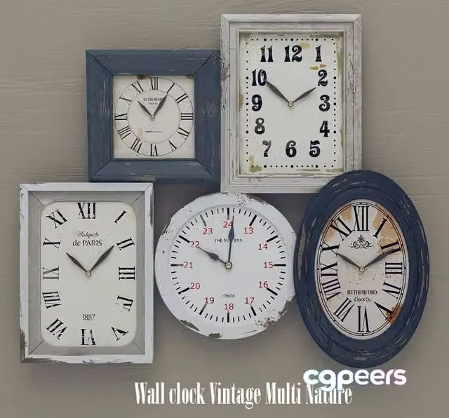 3ds Max Free – Kare Design Wall Clock