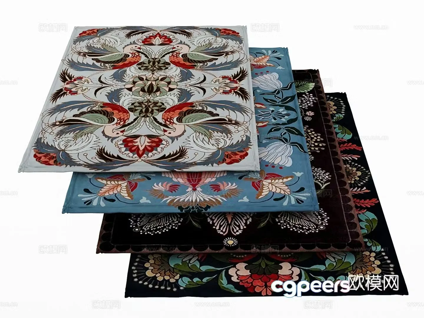 Modern carpet 3d model