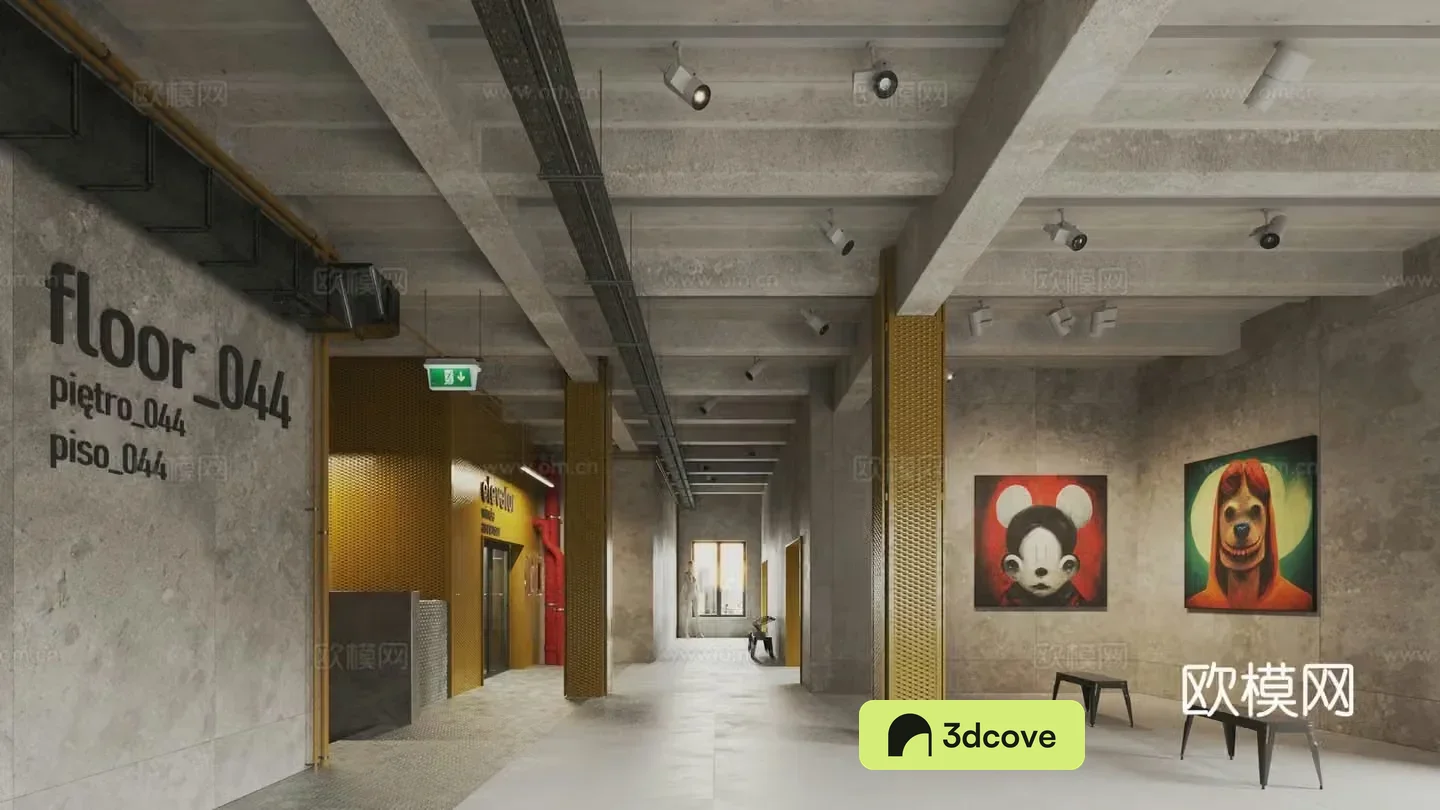 Art exhibition hall