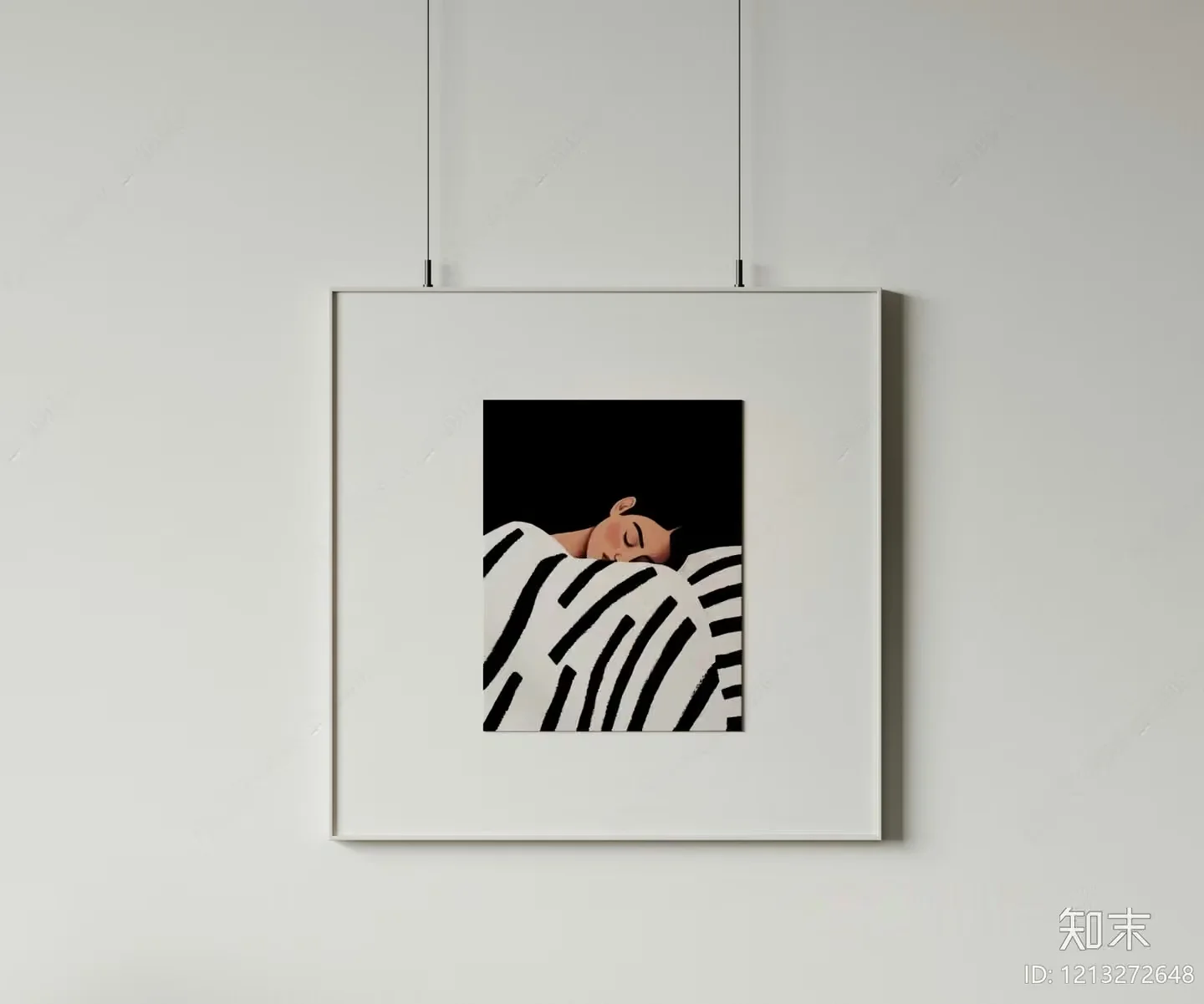Modern Hanging Picture Frame 3D Model – 9536 – VRAY Render