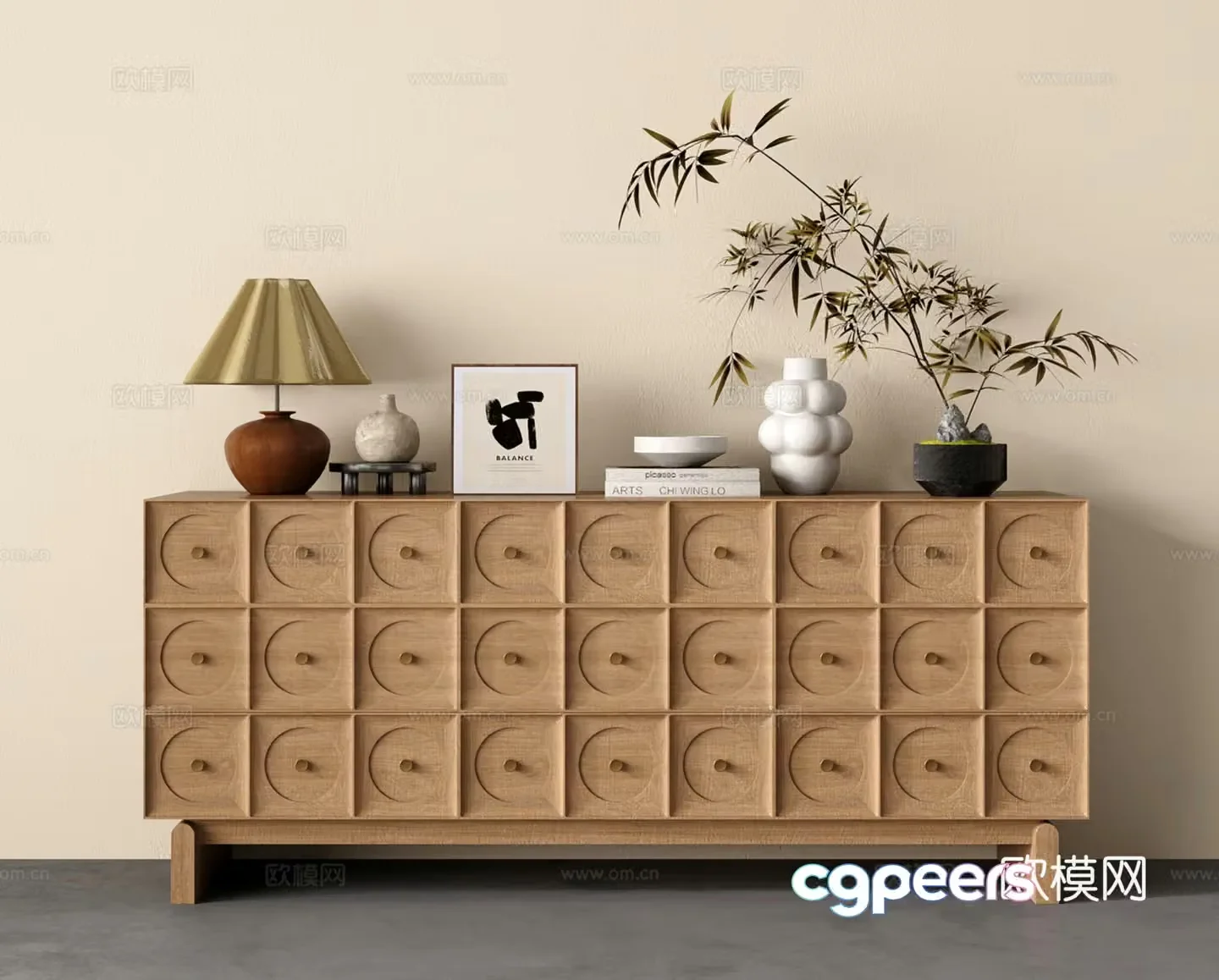 Wasabi Entrance Cabinet Side Cabinet Champions 3D Model