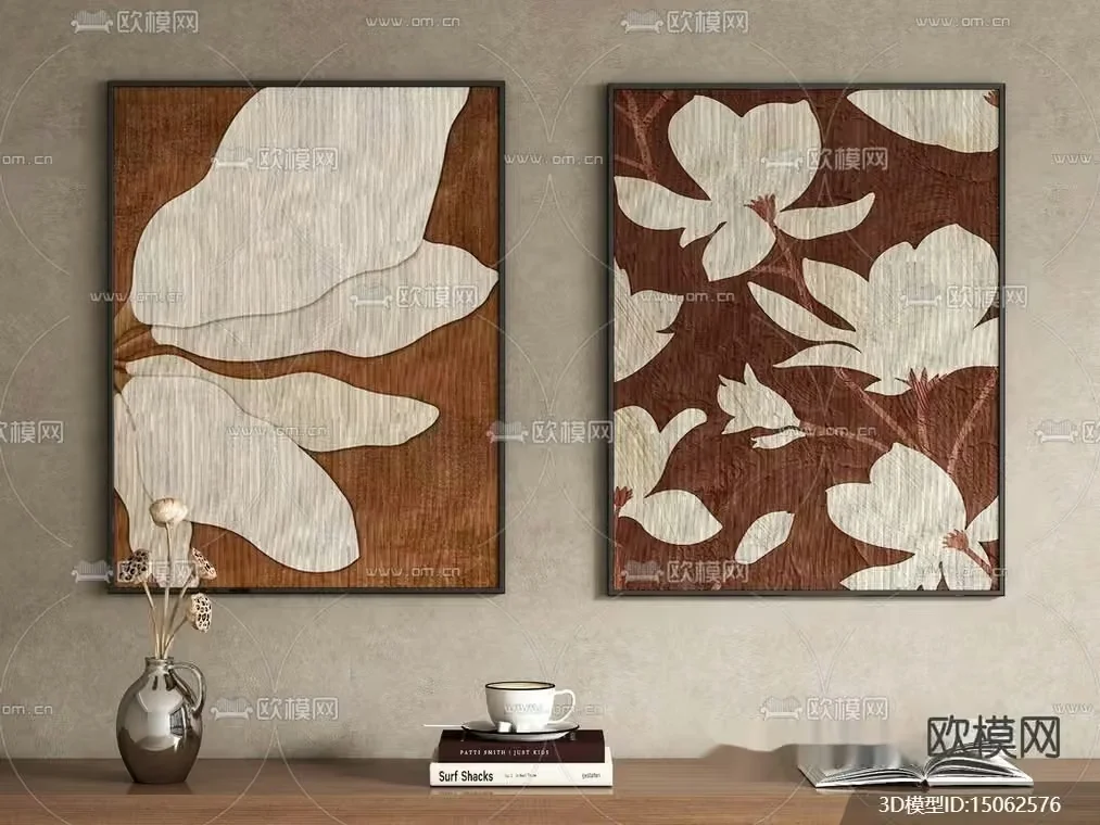 Cozy Living Room 3D Model – 4665 – VRAY Render