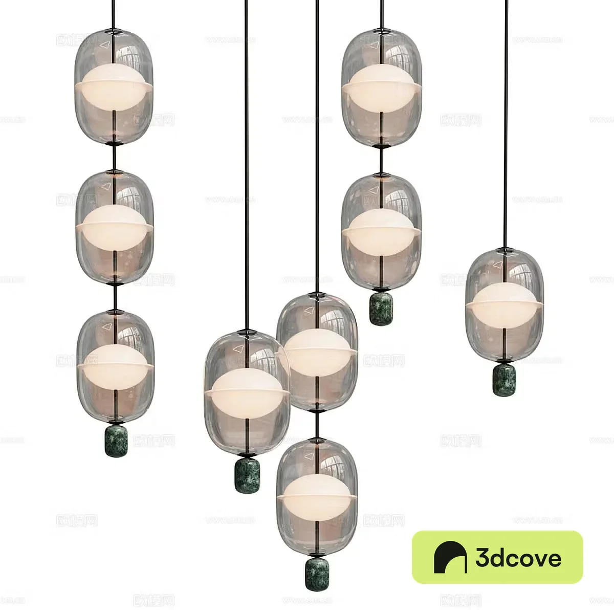 glass chandelier