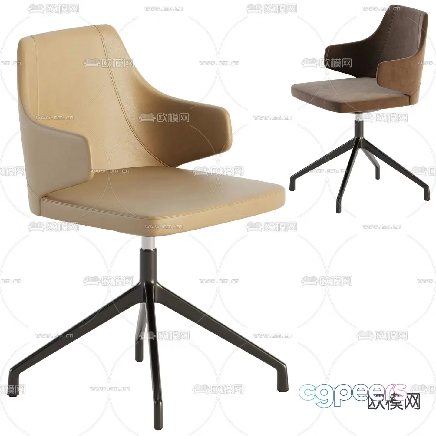Wendy office chair class chair 3d model