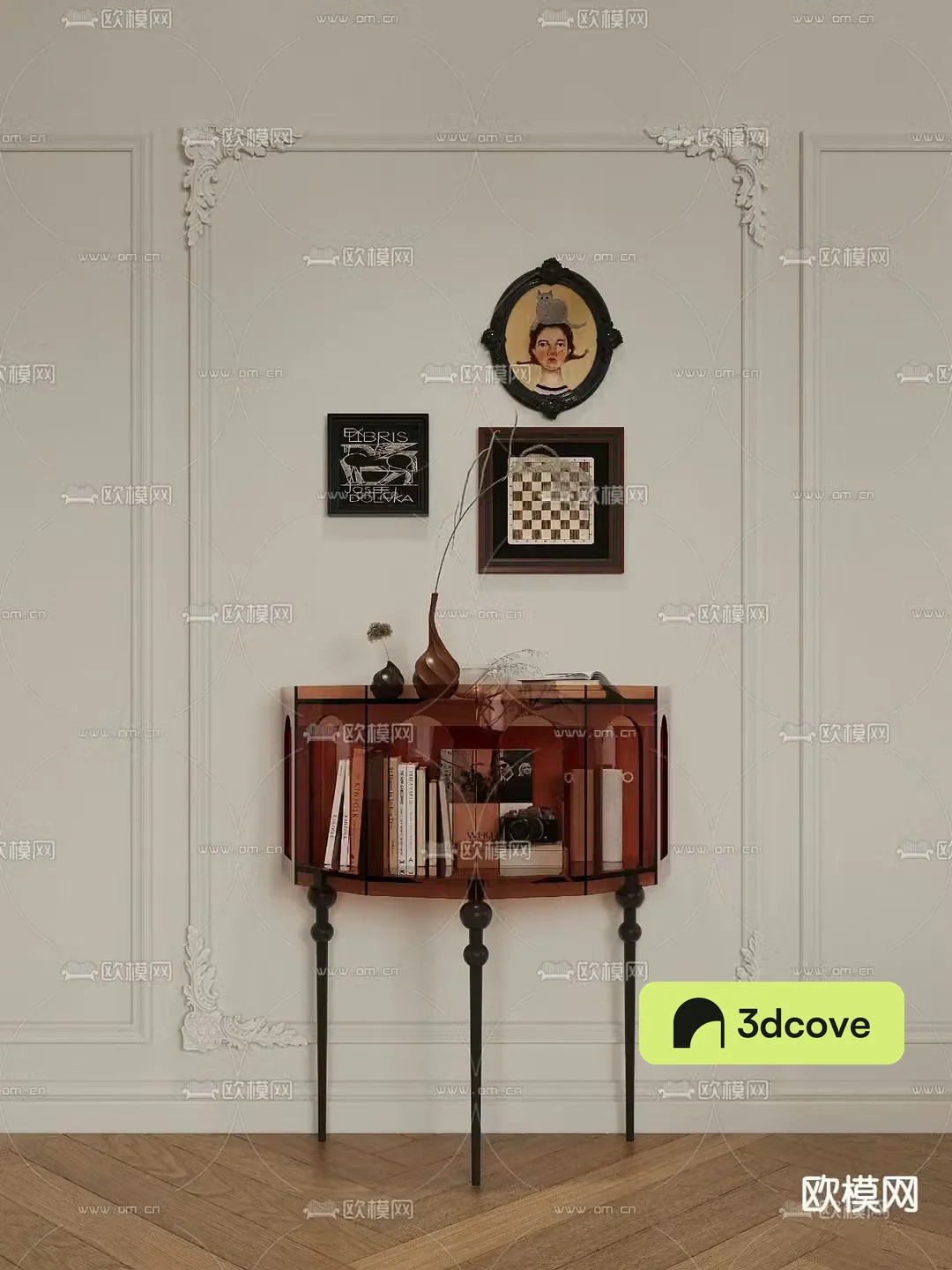 French decorative cabinet