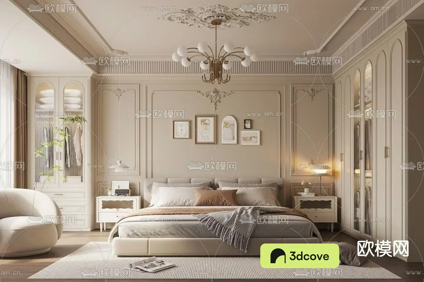 French bedroom master room
