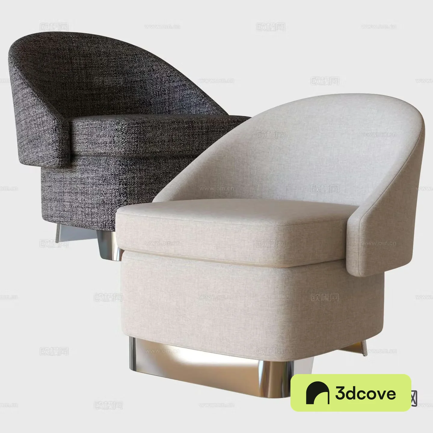 Modern single sofa leisure sofa