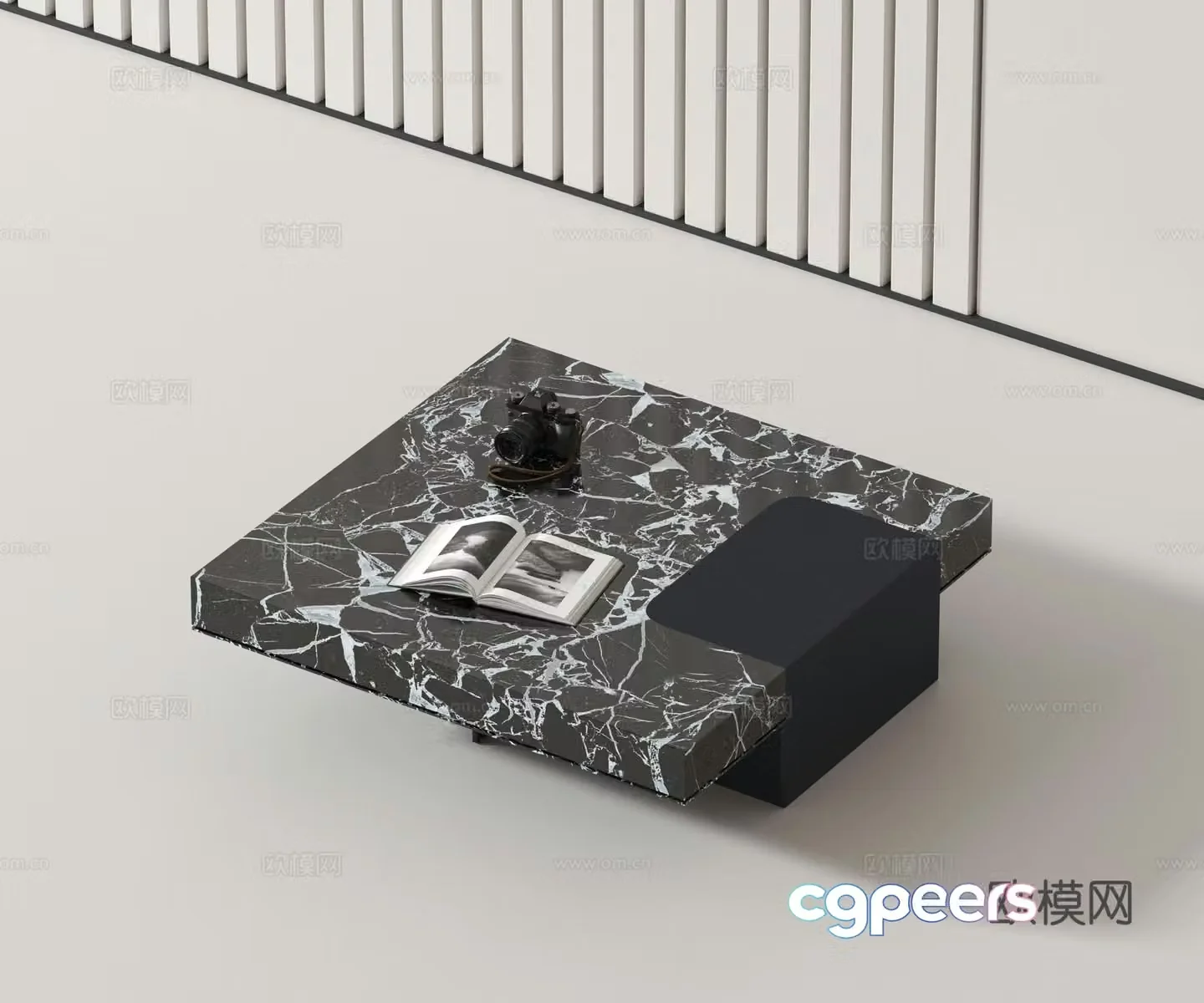 Modern coffee table 3d model