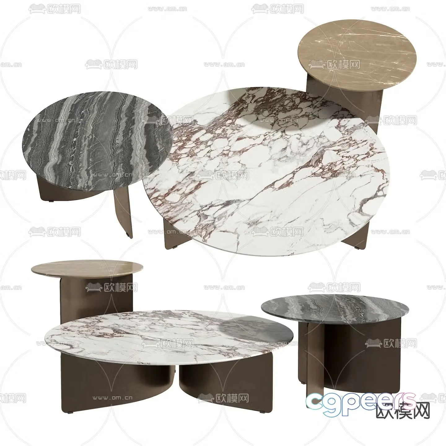 3D model of mother and child coffee table