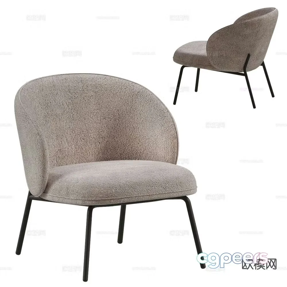 BoConcept lounge chair 3d model