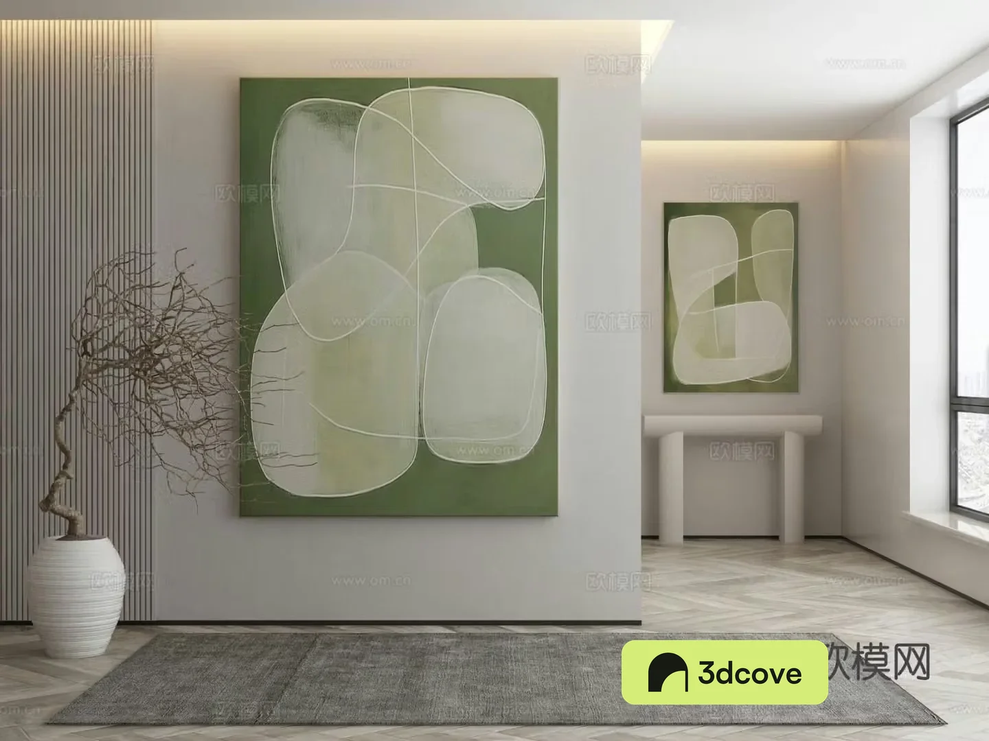 Modern texture painting decorative painting