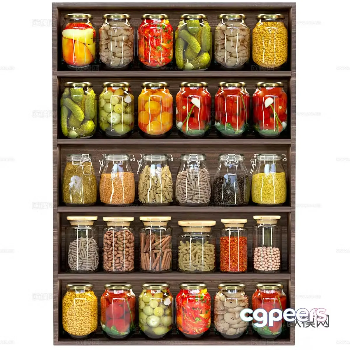 canned fruit canned fruit 3d model