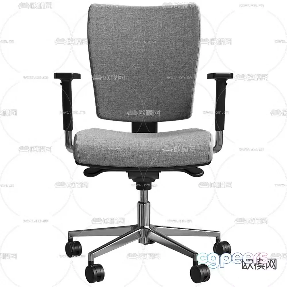 Milani office chair staff chair shift chair 3d model