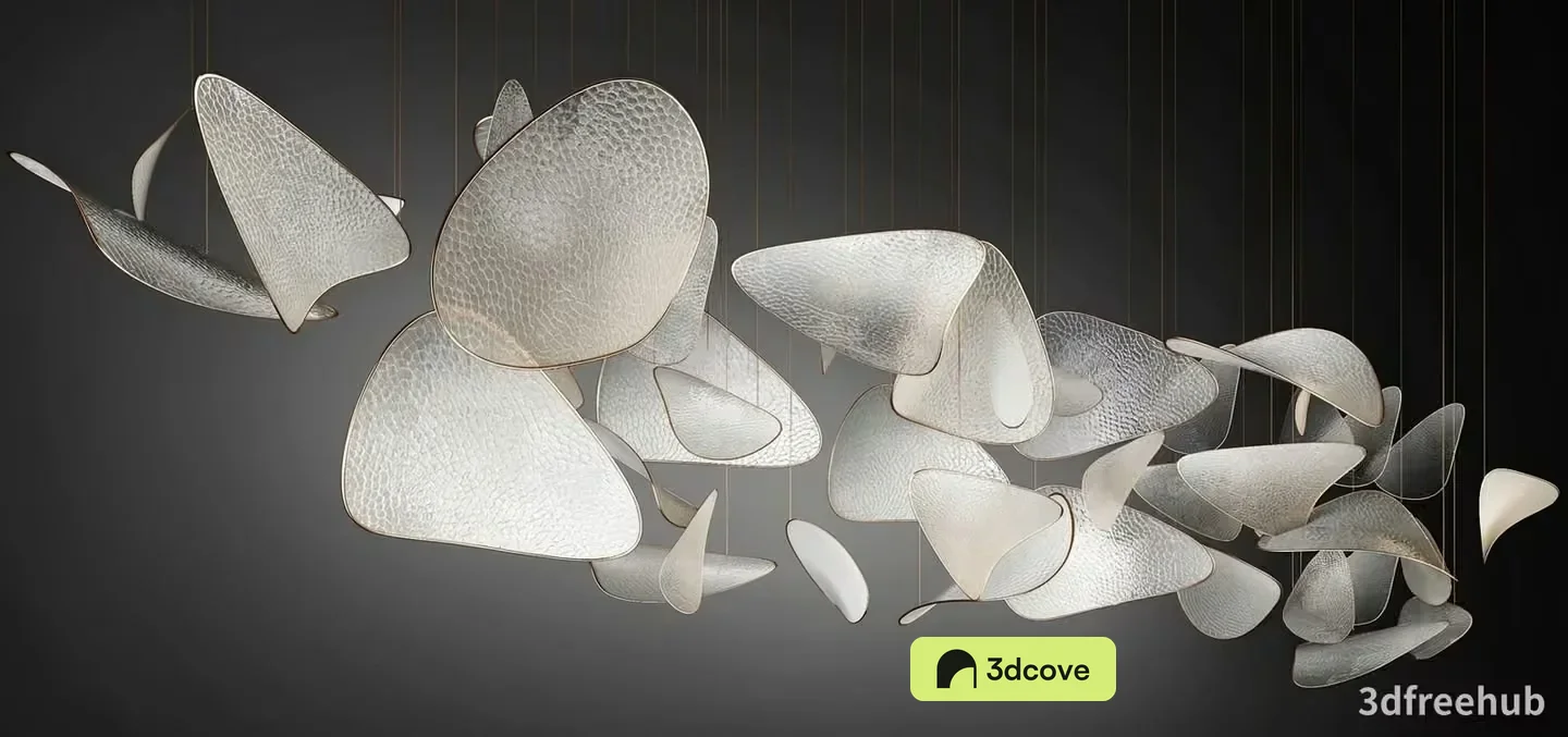 Modern White Light Fixture