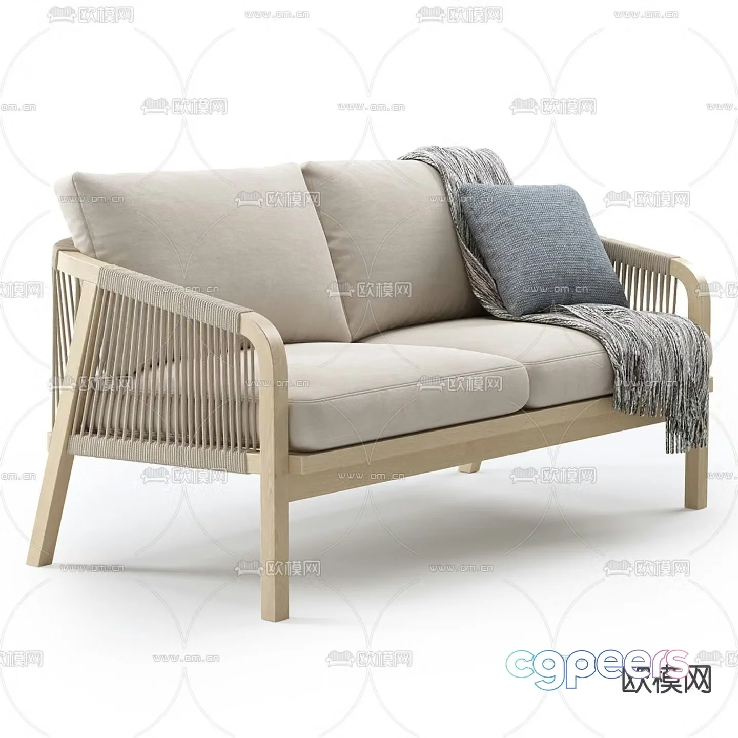 Kettler outdoor sofa garden sofa 3d model