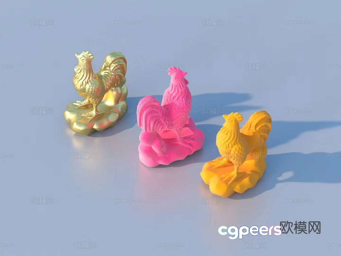 Sculpture Animal Ornaments Sketch 3D Model