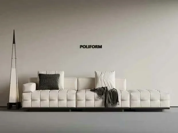 Modern White Couch 3D Model – 17952 – VRAY Render