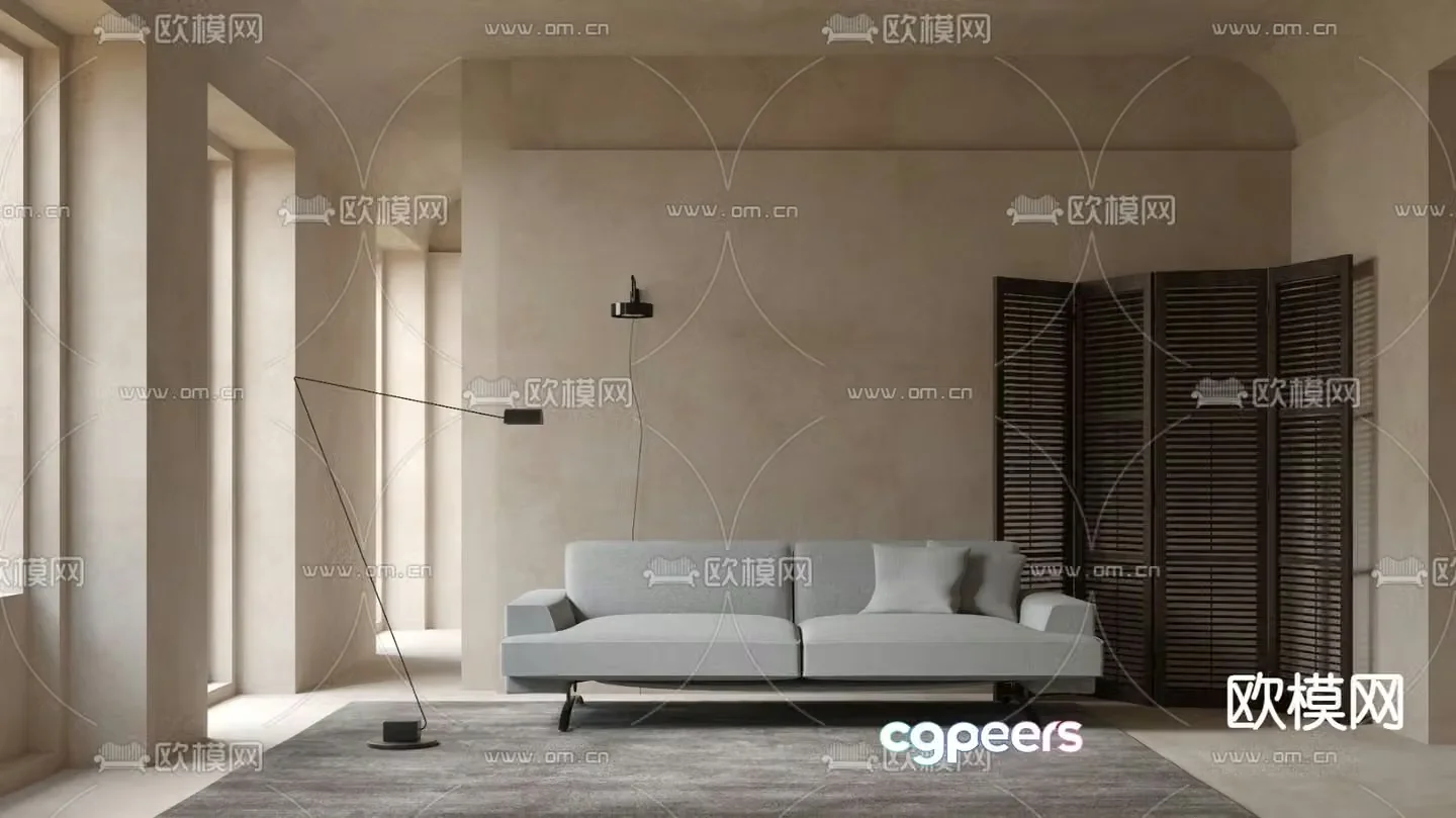 Bonaldo Double sofa 3D model
