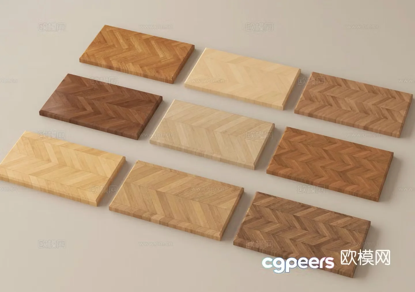 Floor Herringbone Floor Fishbone Floor Solid Wood Floor Wood Grain Brick Wood Floor 3D Model
