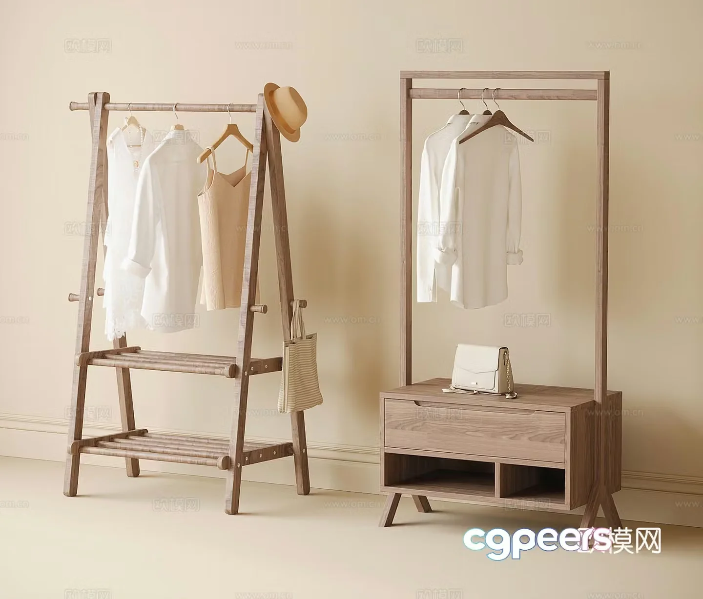 Modern floor hanger 3d model