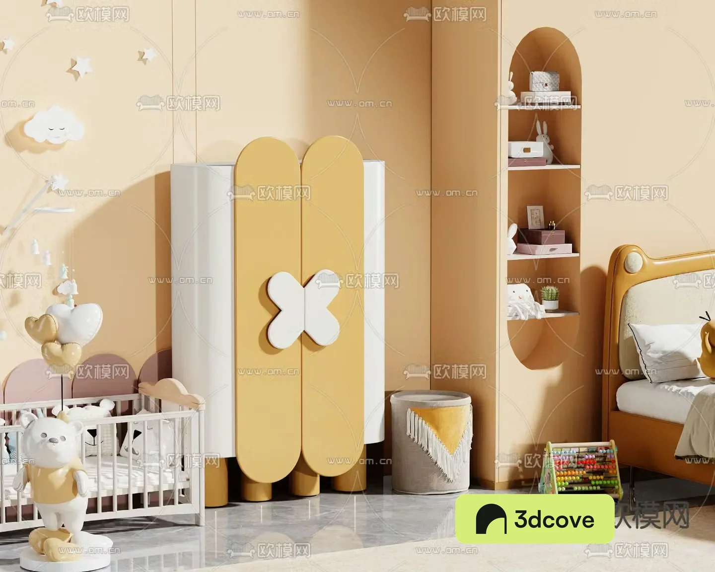 Children’s cabinet toy cabinet
