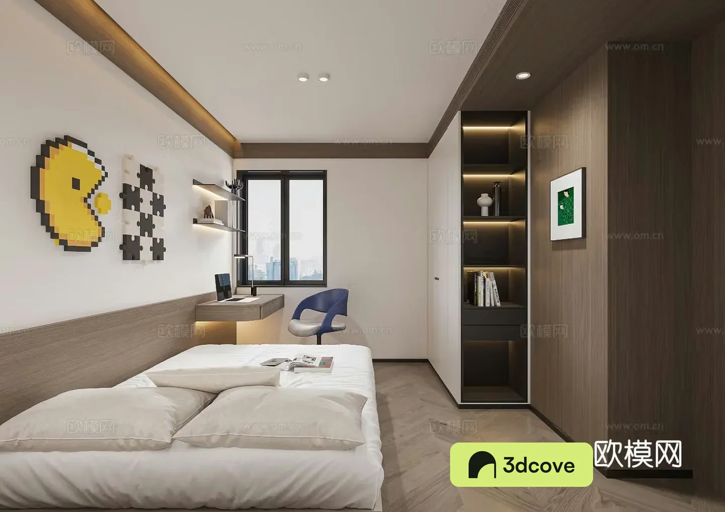 Modern tatami bedroom