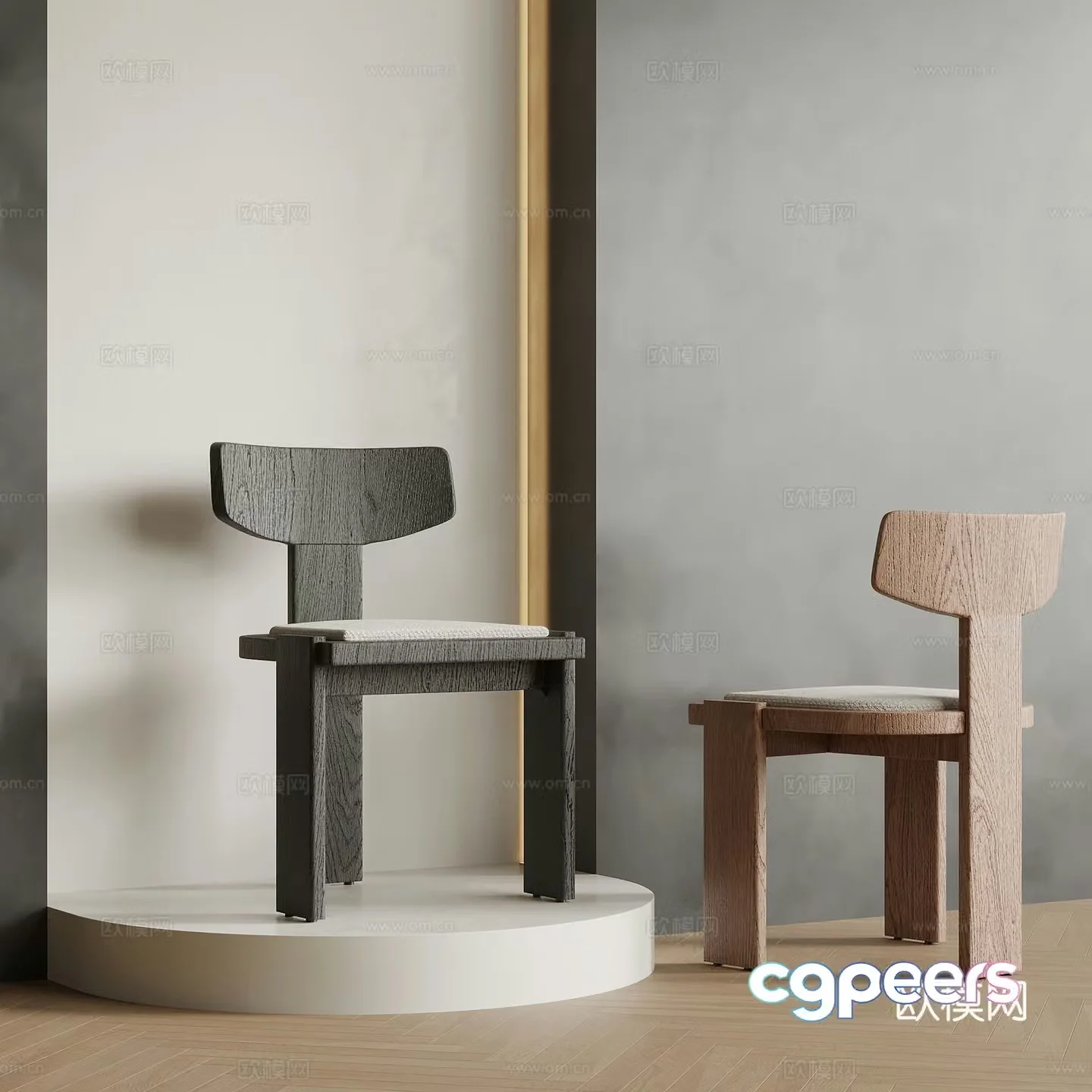 Leisure chair medieval style leisure chair dining chair writing chair chair 3d model 3d model