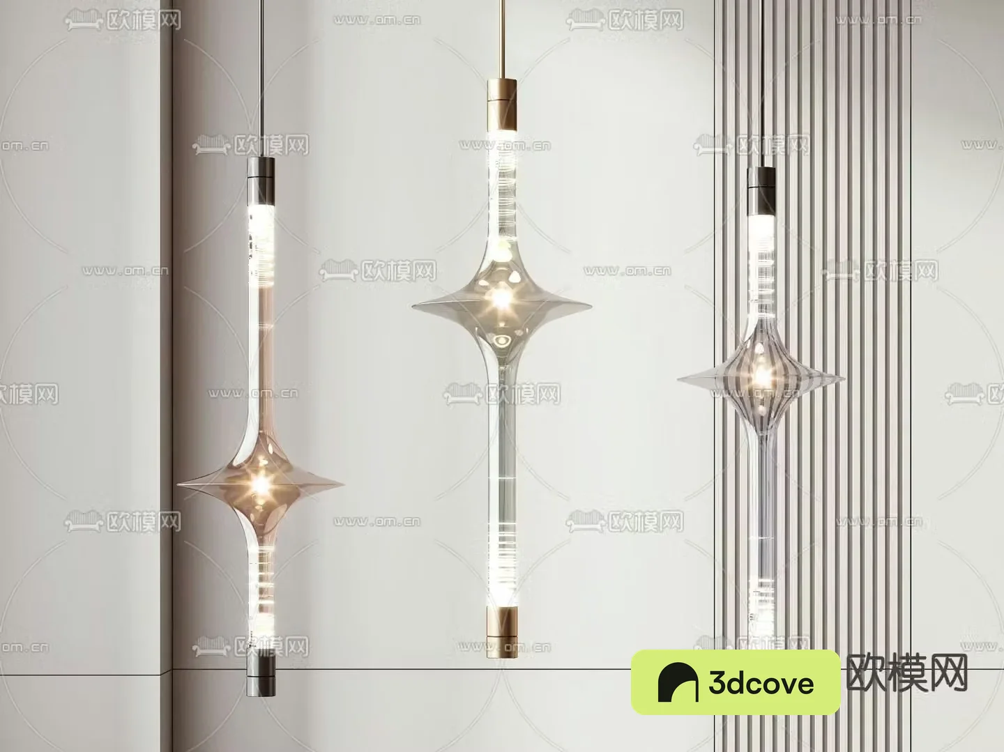 glass chandelier