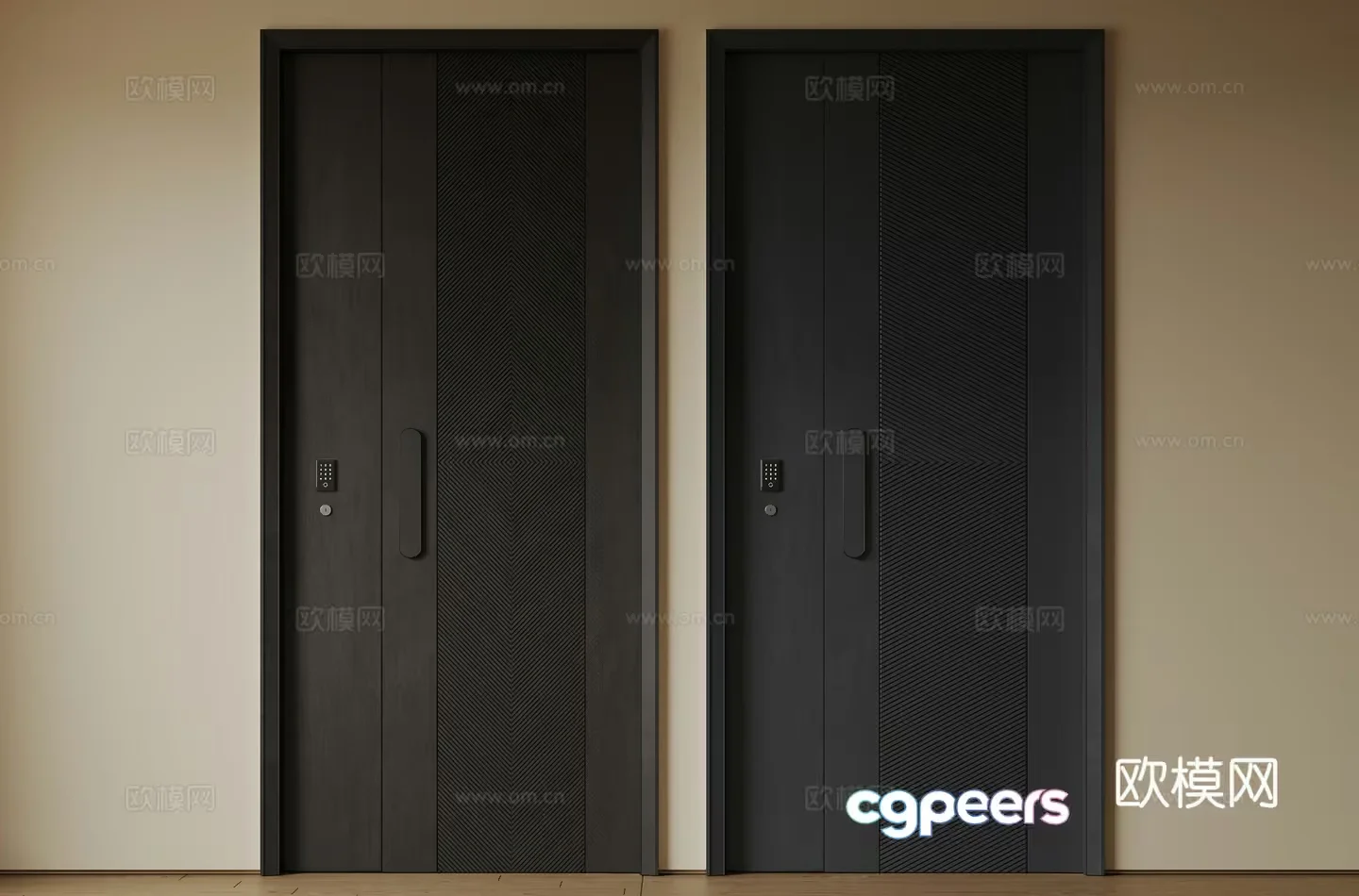 Modern Elevator Doors 3D Model – 2243 – VRAY Render