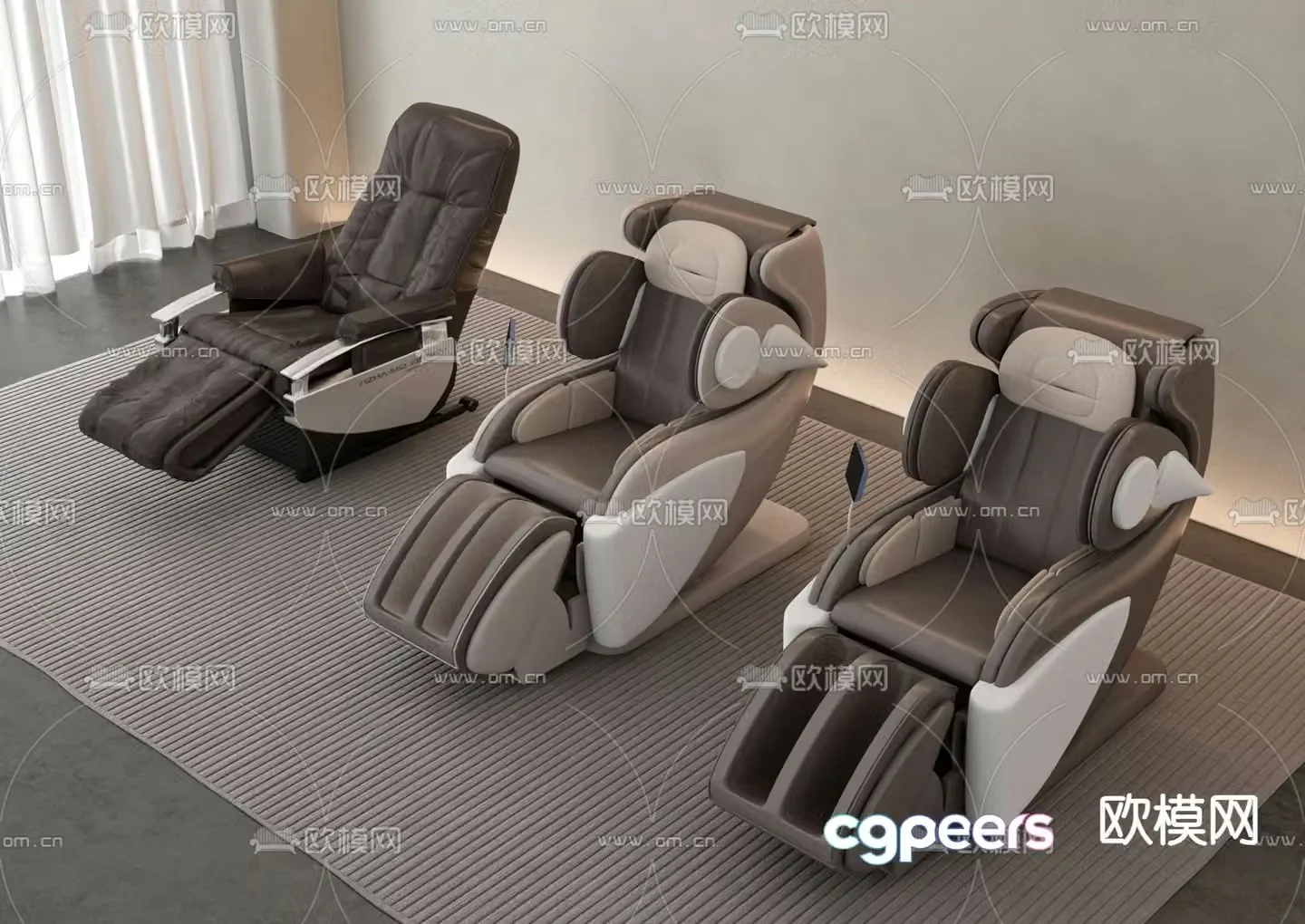 Massage chair massage sofa 3d model