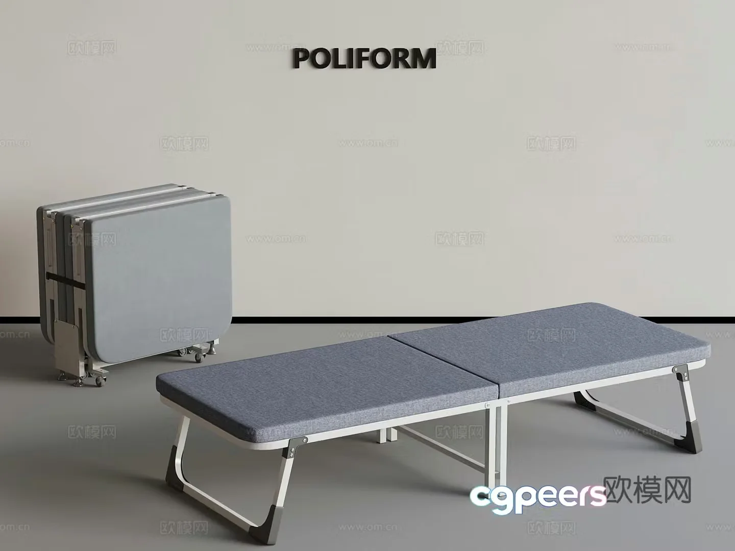 Other beds Modern folding bed 3d model