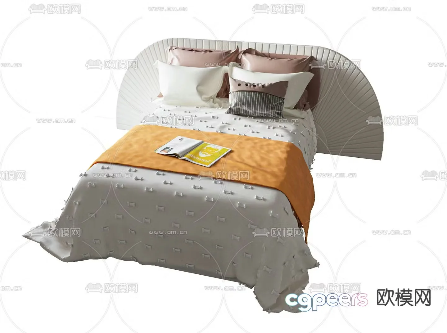 Modern children’s bed 3D model