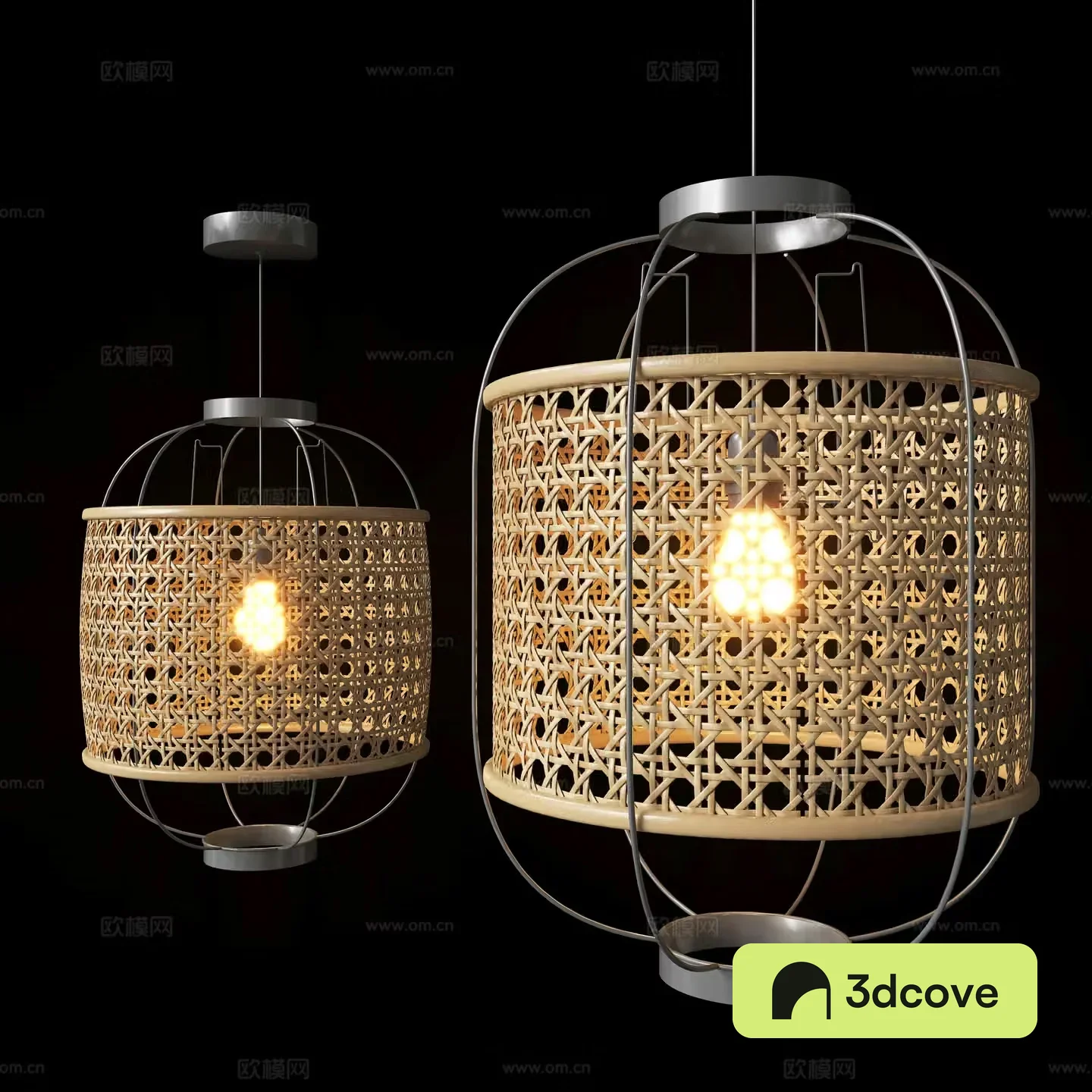 Wasabi Chandelier 3D Model