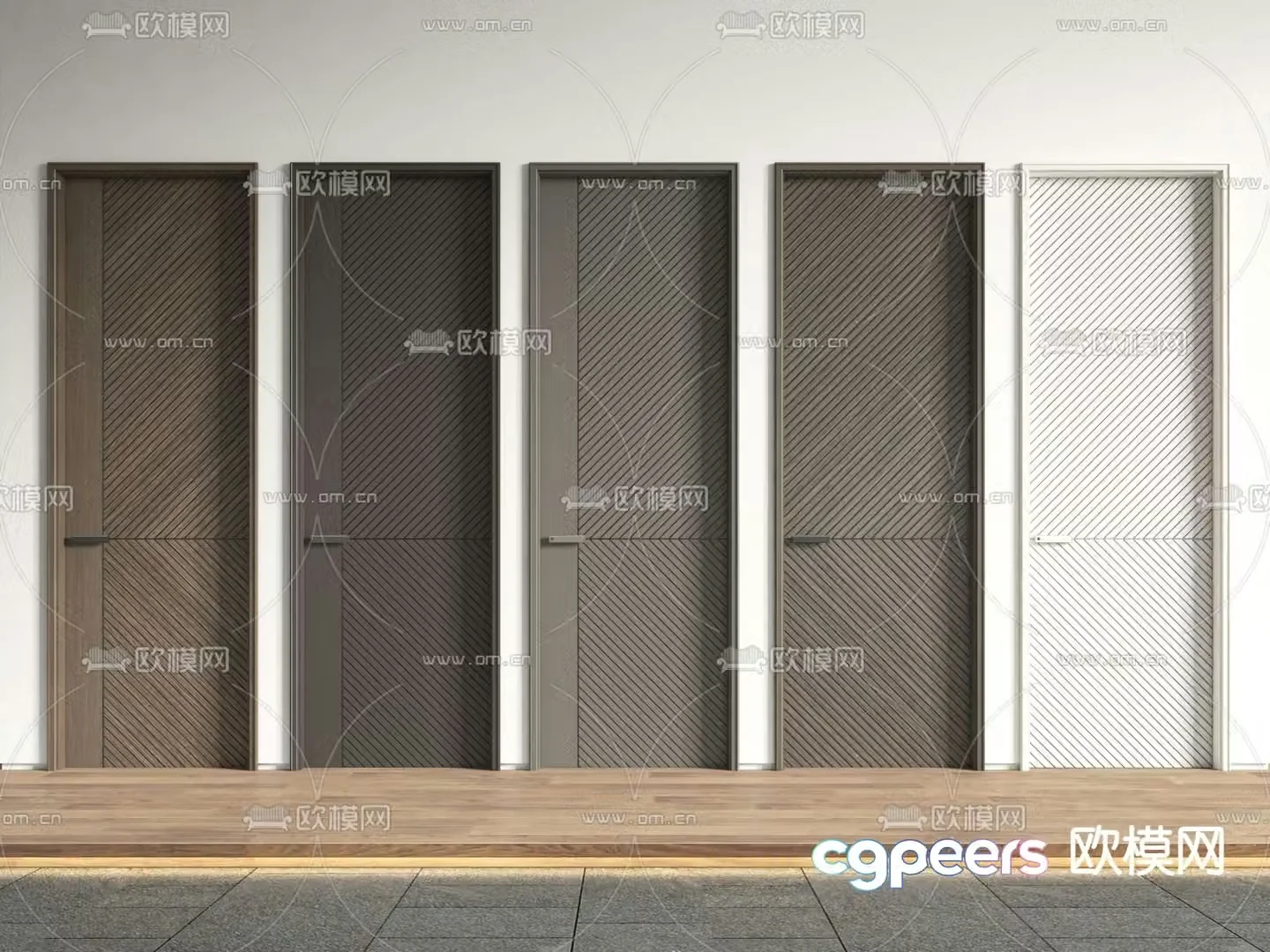 Room Door Bedroom Door Shoud Door 3D Model