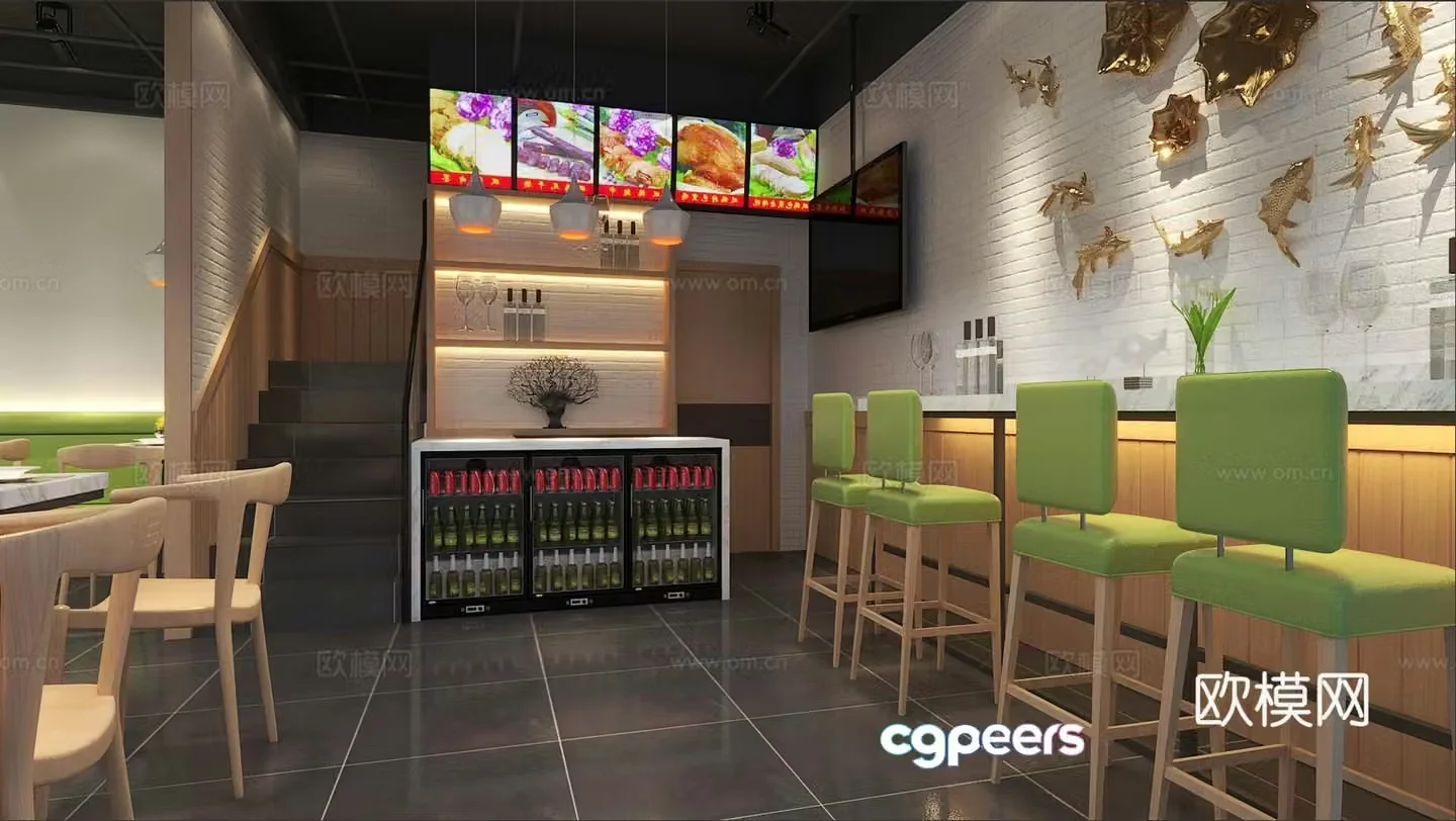 Restaurant 3d model