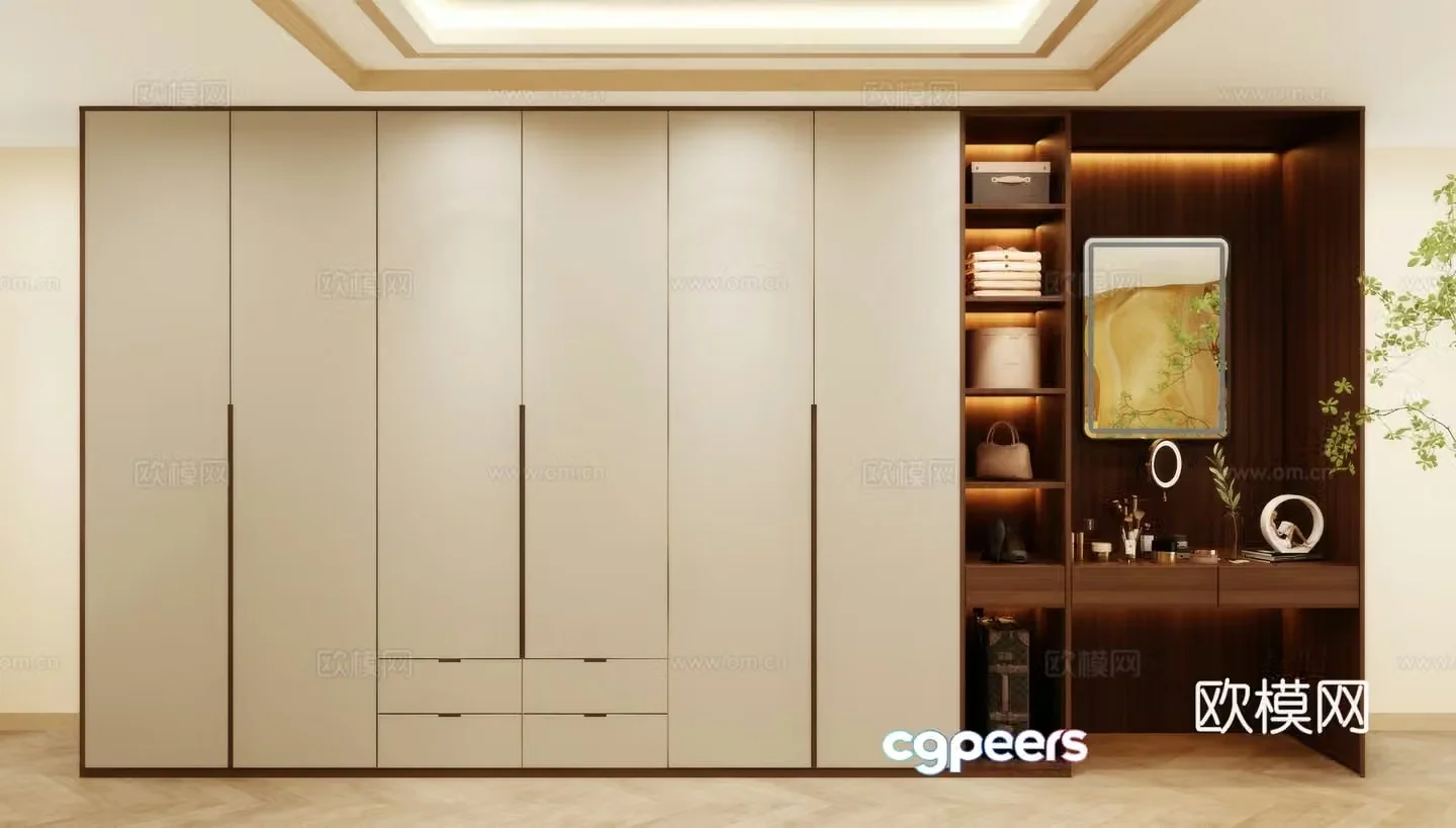 Wardrobe design Wardrobe renderings Wardrobe wardrobe design Wardrobe cabinet 3d model