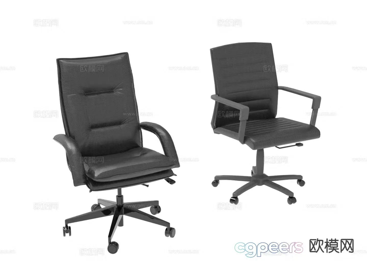Office chair conference chair staff chair 3d model