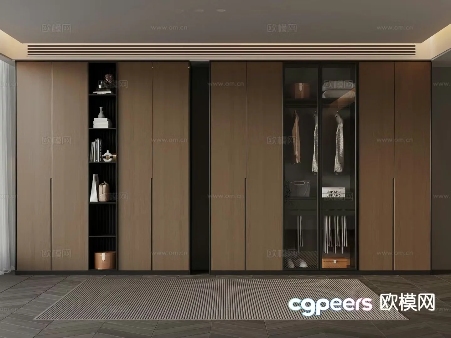 Italian wardrobe wardrobe 3d model