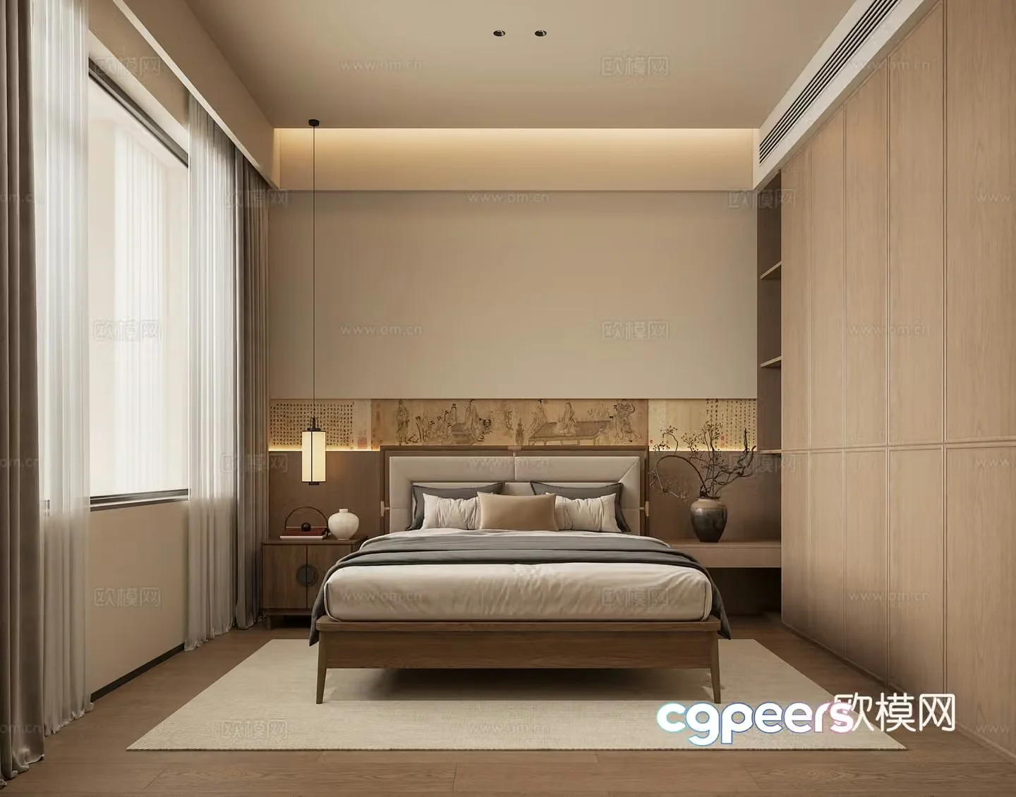 3D model of bedroom in Song Dynasty