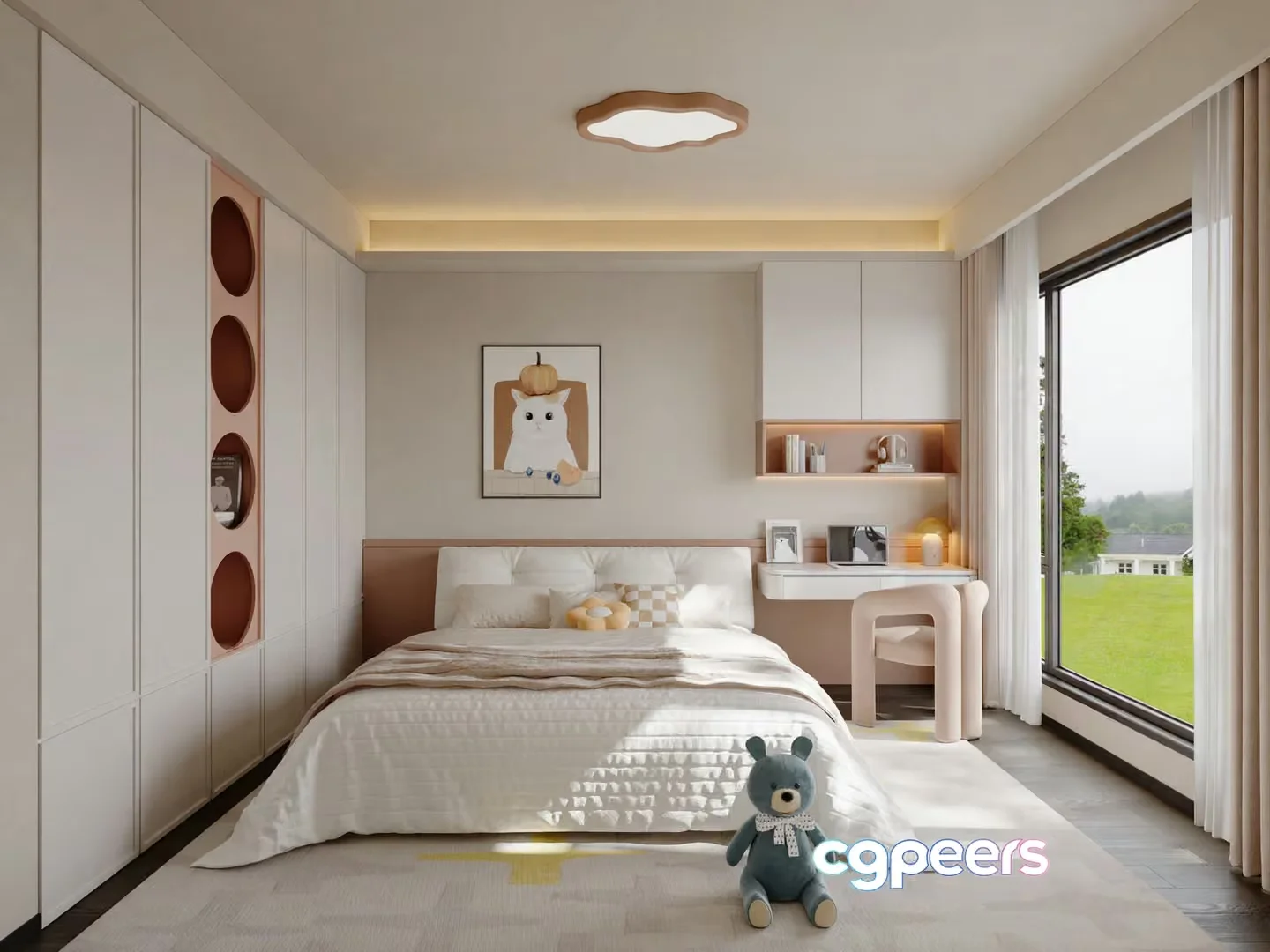 Cozy Children’S Bedroom 3D Model – 16873 – CORONA Render