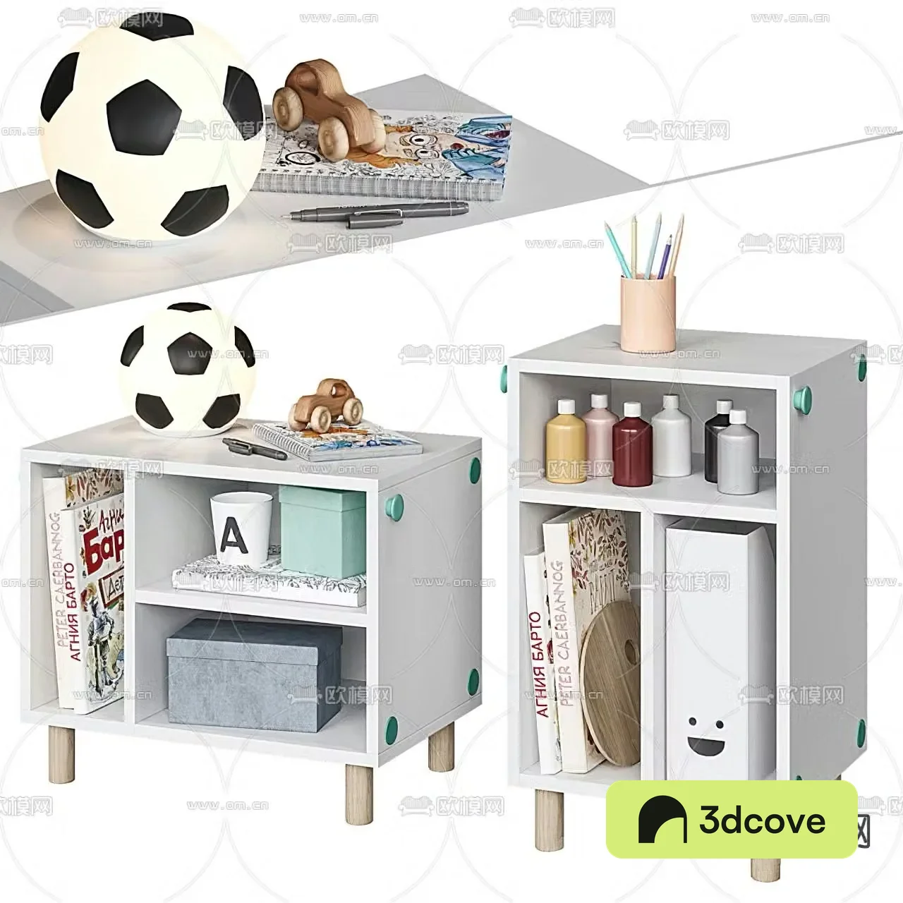 Modern children’s toy cabinet