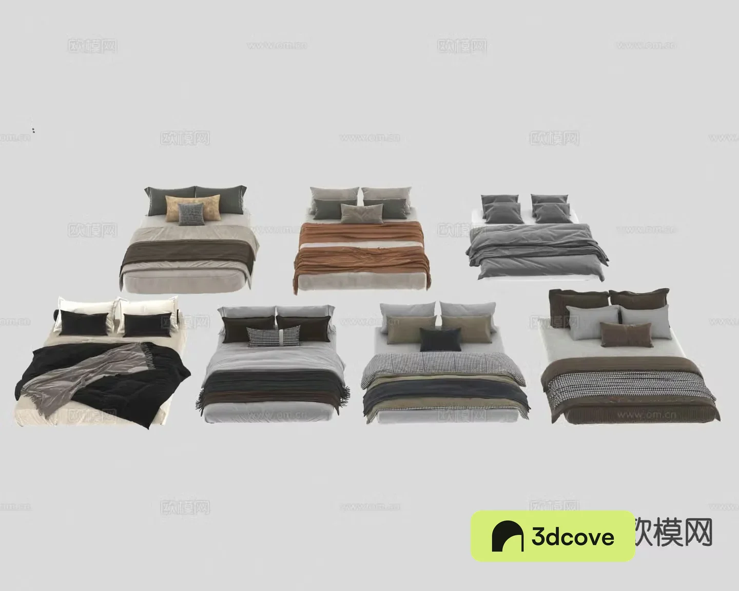 Modern double bed