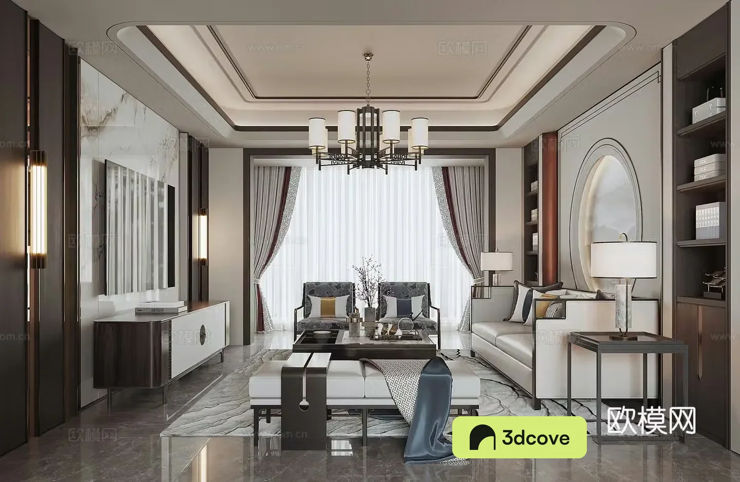New Chinese living room